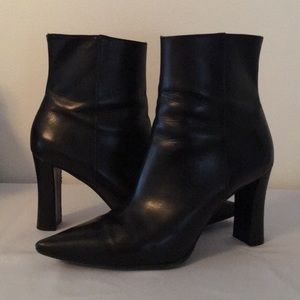 Roberto Festa Italian Leather Black Bootie